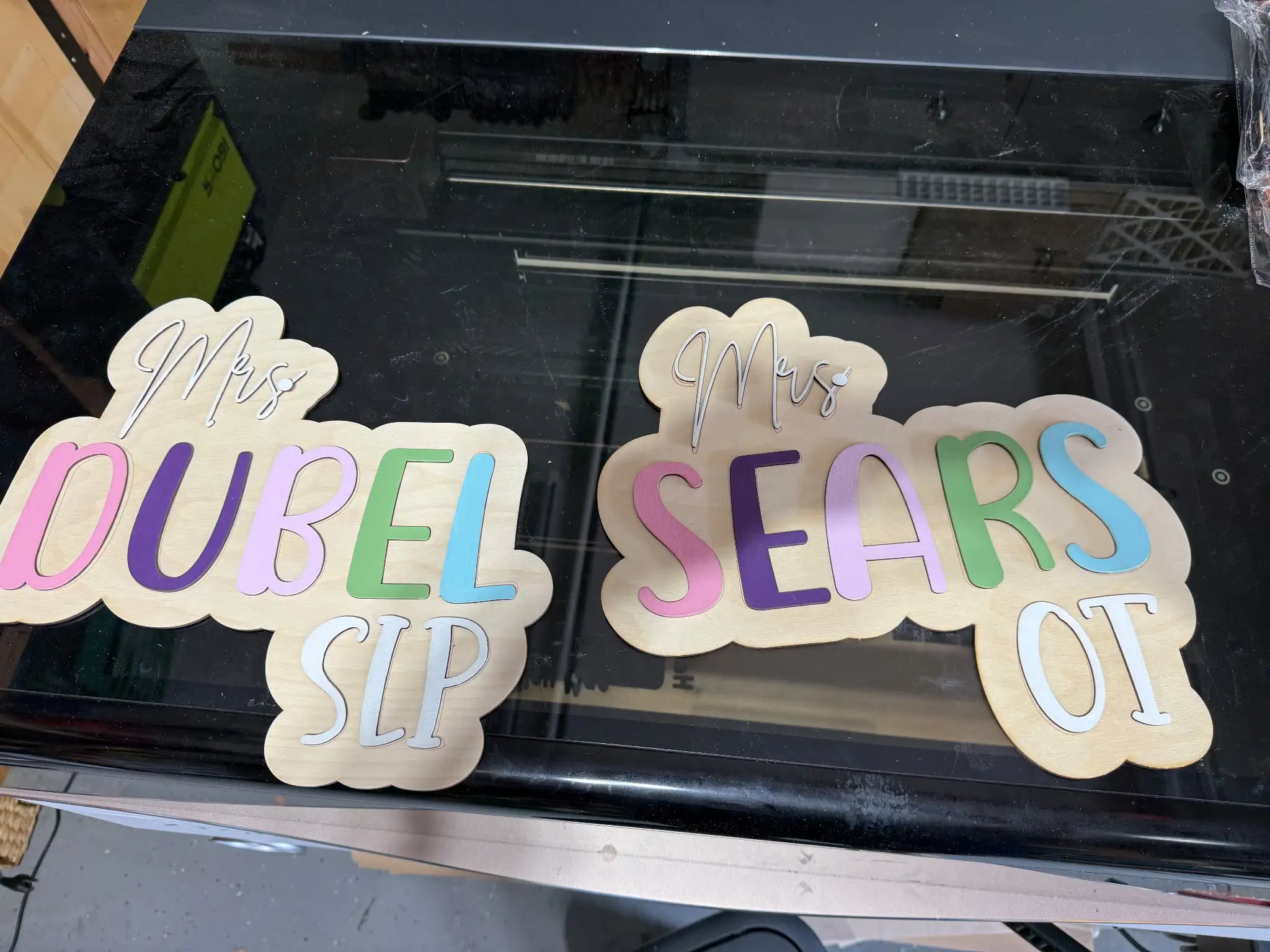 Example of SLP and OT signs